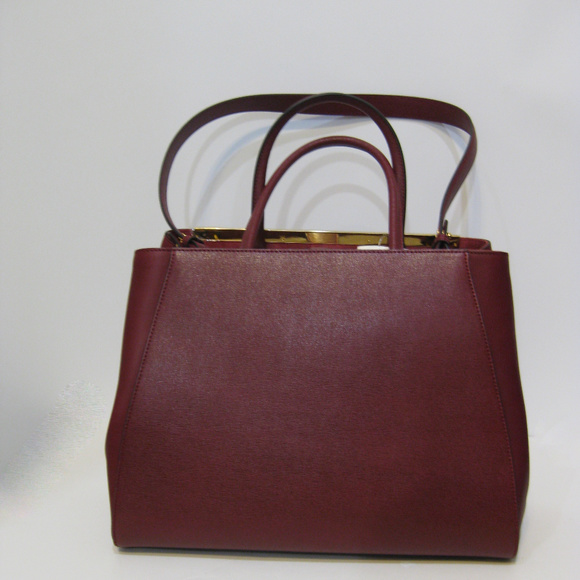 Fendi Bag NWT Scarlet Calfskin Leather Medium Bag - Picture 7 of 8